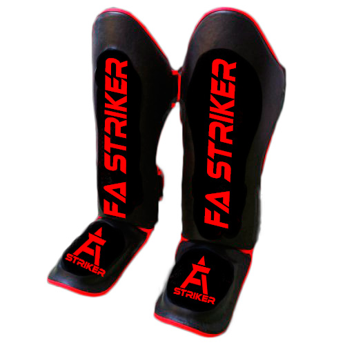 Protège Tibias Rouge Noir S, M, L